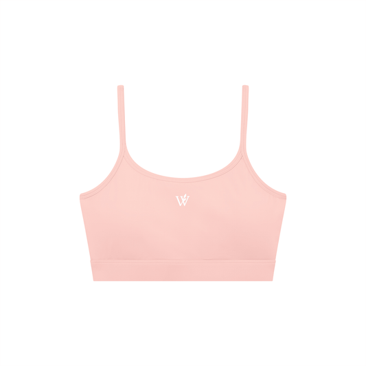 Women's Solid U-Neck Sports Bra