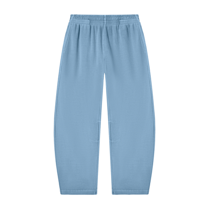 Unisex Vintage Washed Barrel Leg Sweatpants