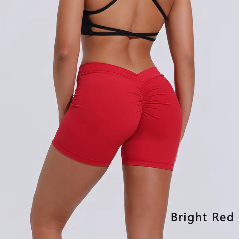 Elevate Your Workout with DIAS FIT JOY High-Waisted V-Back Yoga Shorts for Women - Ultimate Comfort and Style!