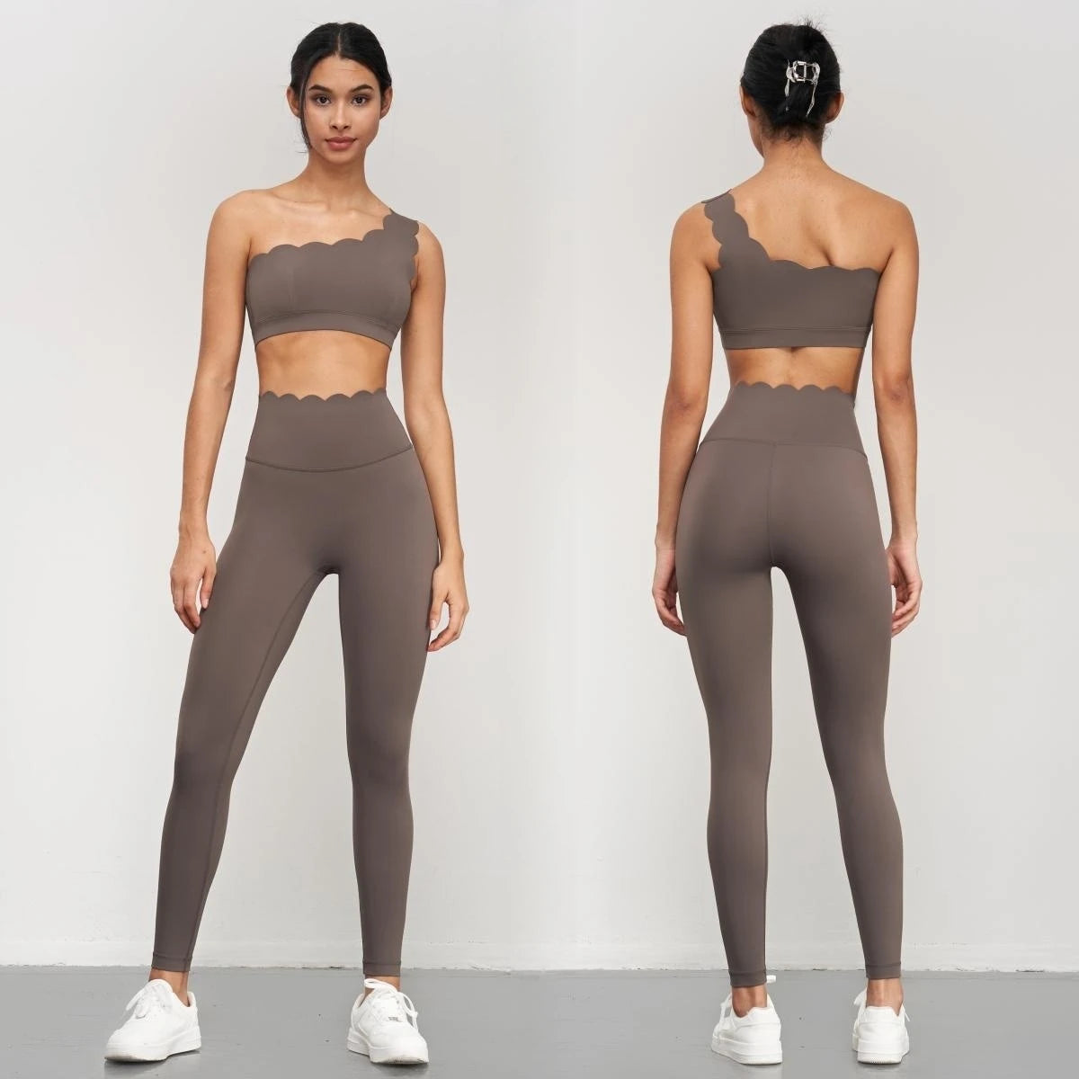 Yoga Pants Women Seamless Lotus Arc Workout Running Leggings High Waist Scrunch Butt Gym Leggings Ou...