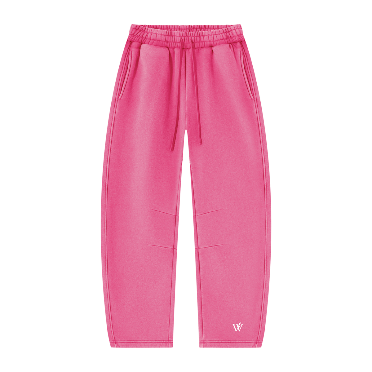 Unisex Vintage Wash Barrel Leg Fleece Sweatpants