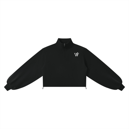 Women’s Mock-Neck Quarter-Zip Sweatshirt