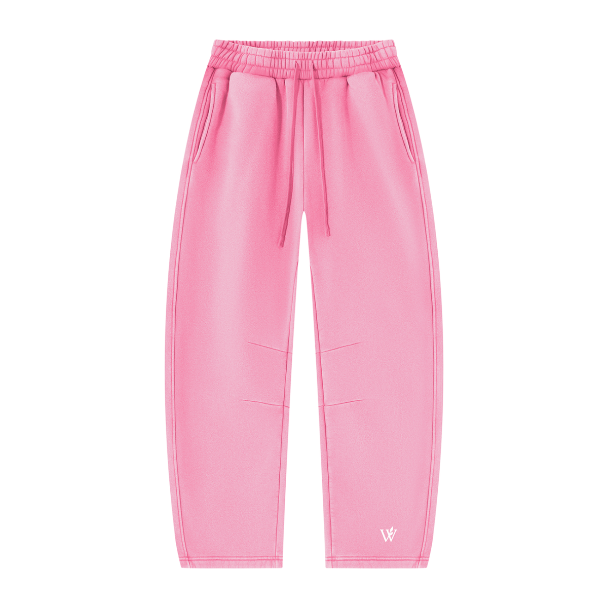 Unisex Vintage Wash Barrel Leg Fleece Sweatpants