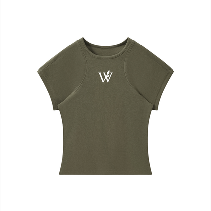 Women’s Slim Fit Paneling T-Shirt