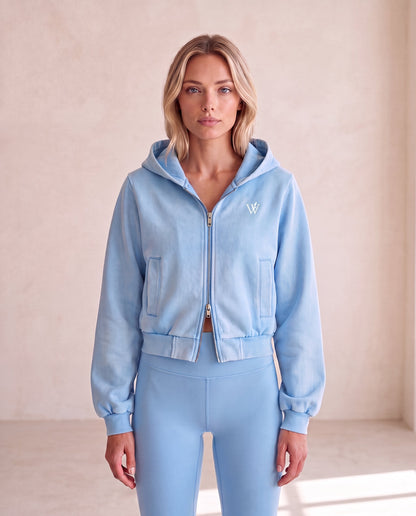Women’s Vintage Wash Full Zip Hoodie