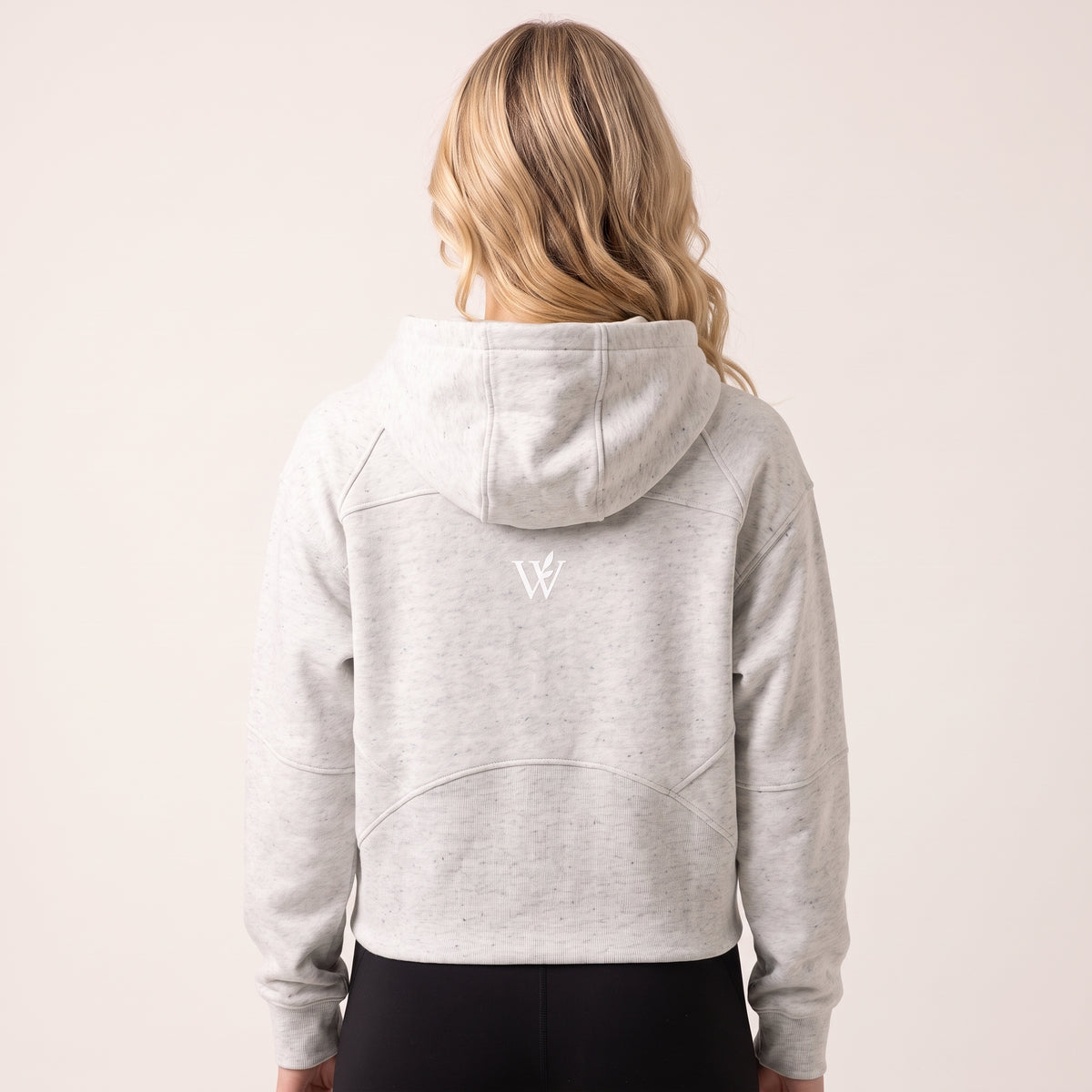 Cropped Half-Zip Hoodie