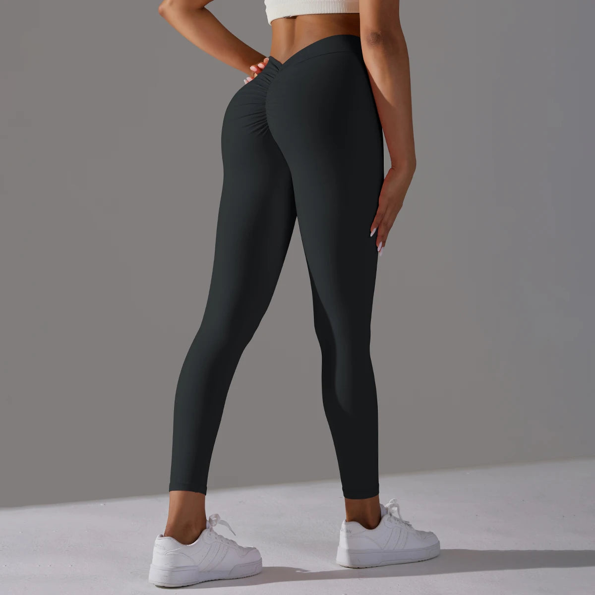 Elevate Your Workout with Sexy V Waist Push-Up Leggings - Ultimate Comfort and Style for Women