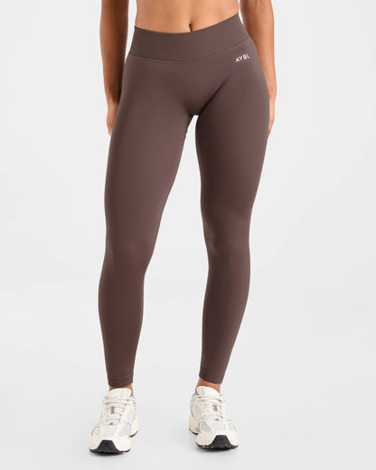 Adapt Seamless Leggings for Women – Seamless Sports & Yoga Pants with Low Ribbed Band, Gym Fitness Wear, Scrunch Bum Tights