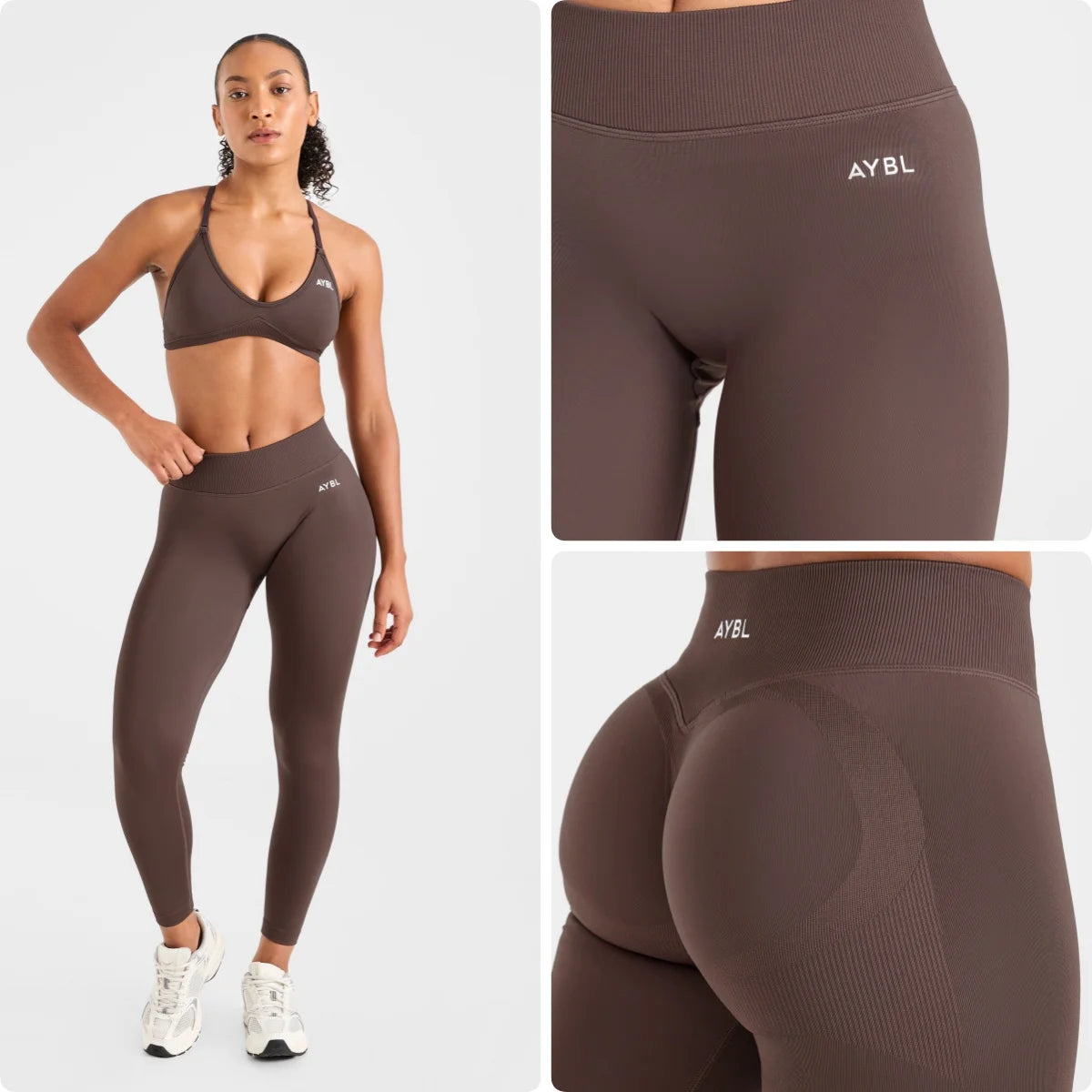 Adapt Seamless Leggings for Women – Seamless Sports & Yoga Pants with Low Ribbed Band, Gym Fitness Wear, Scrunch Bum Tights