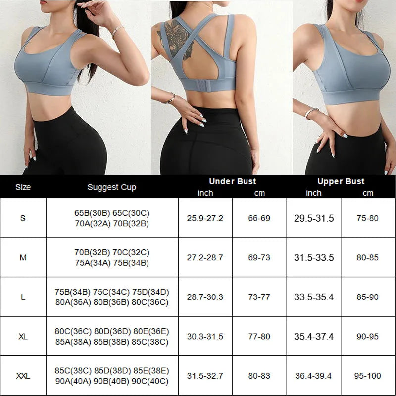 Elevate Your Workout with Our Breathable Sports Bras - Perfect for Yoga, Gym, and Running!