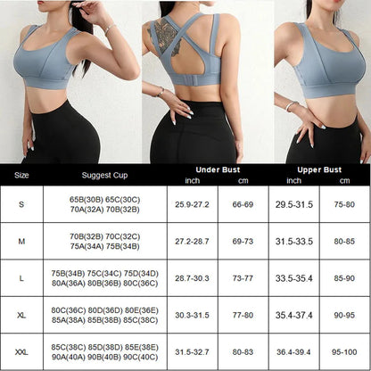 Elevate Your Workout with Our Breathable Sports Bras - Perfect for Yoga, Gym, and Running!
