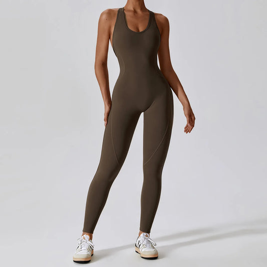 Elevate Your Workout with Our Stylish Yoga Jumpsuit - Perfect for Pilates and Fitness Enthusiasts!