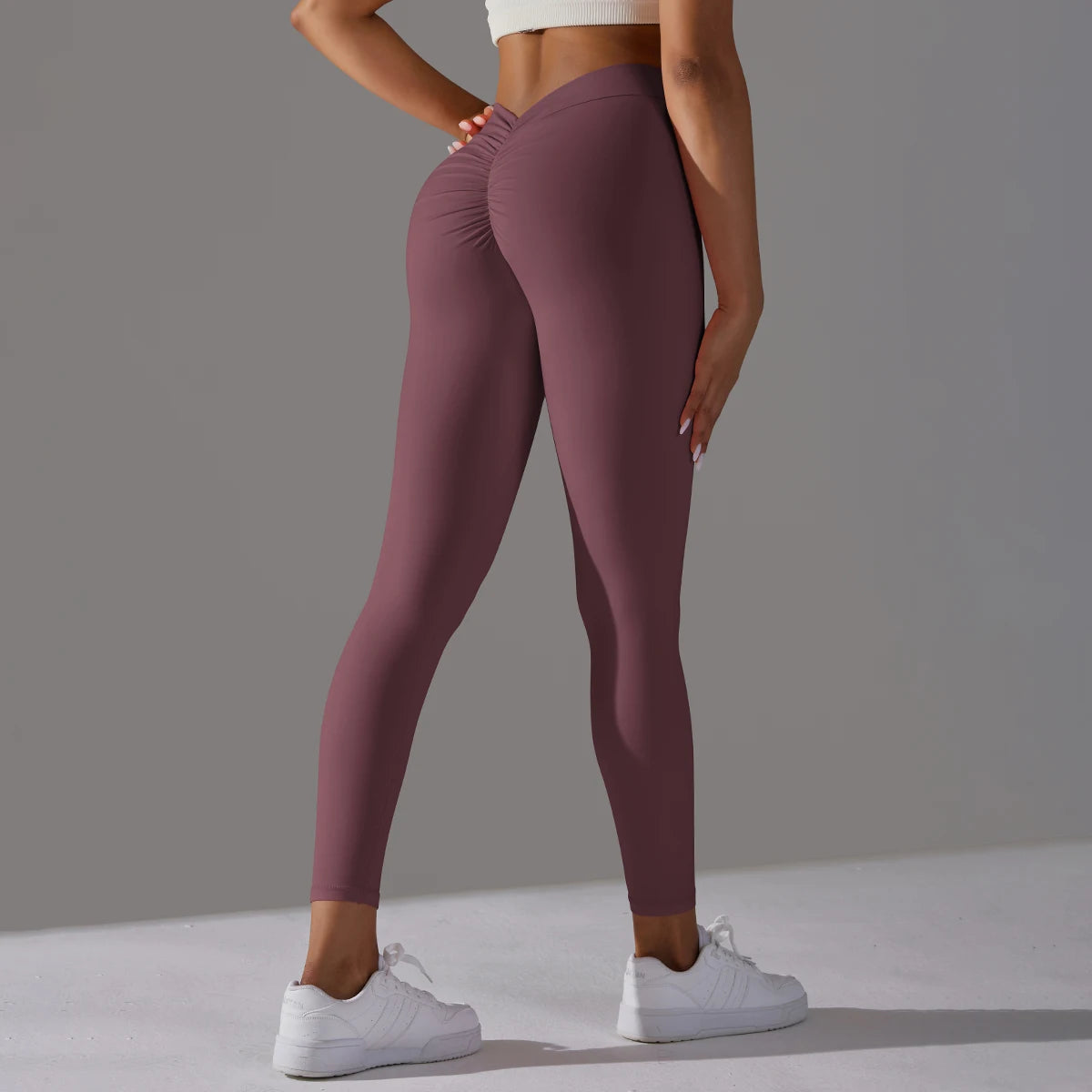 Elevate Your Workout with Sexy V Waist Push-Up Leggings - Ultimate Comfort and Style for Women