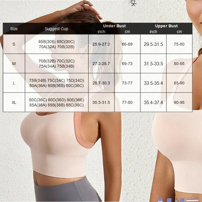 Elevate Your Workout with Our Crisscross Back Yoga Bra - Ultimate Support and Style for Fitness Enthusiasts