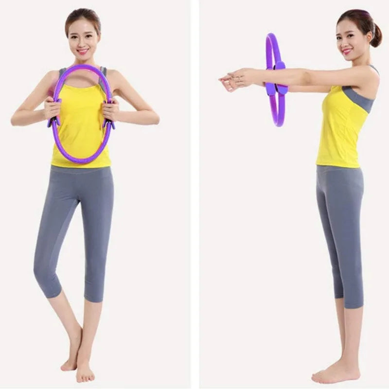 Transform Your Workout with the Durable Non-Slip Yoga Pilates Ring - Perfect for Thigh and Pelvic Floor Muscle Training!