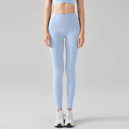 Yoga Pants Women Seamless Lotus Arc Workout Running Leggings High Waist Scrunch Butt Gym Leggings Ou...
