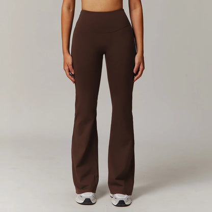 Elevate Your Workout with High Waist Flared Leggings for Women - Super Stretchy Yoga Pants for Ultimate Comfort and Style