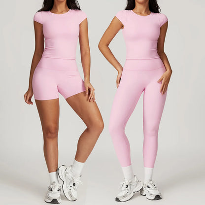 Elevate Your Workout with Our Stylish Women's Yoga Sets - Seamless 2-Piece Sportswear for Fitness & Comfort
