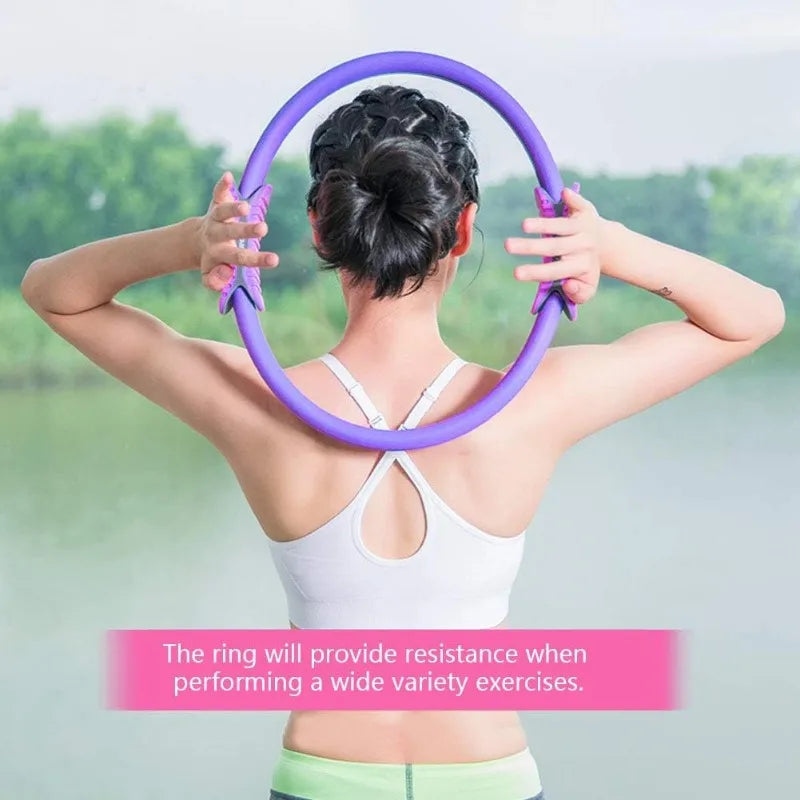 Transform Your Workout with the Durable Non-Slip Yoga Pilates Ring - Perfect for Thigh and Pelvic Floor Muscle Training!
