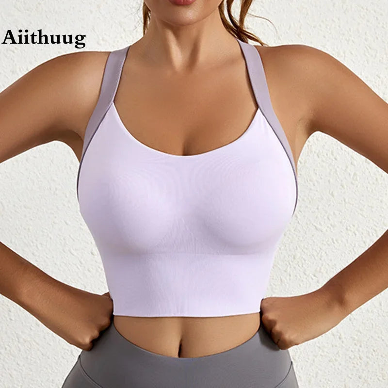Elevate Your Workout with Our Crisscross Back Yoga Bra - Ultimate Support and Style for Fitness Enthusiasts