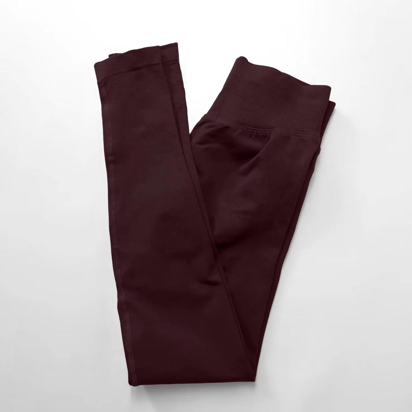 NCLAGEN Leggings Pants Band Seamless Sports Tights Women Ribbed Gym Clothes Running Outfit Yoga Squat Proof Fitness Scrunch Bum