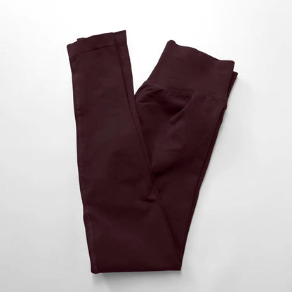 NCLAGEN Leggings Pants Band Seamless Sports Tights Women Ribbed Gym Clothes Running Outfit Yoga Squat Proof Fitness Scrunch Bum