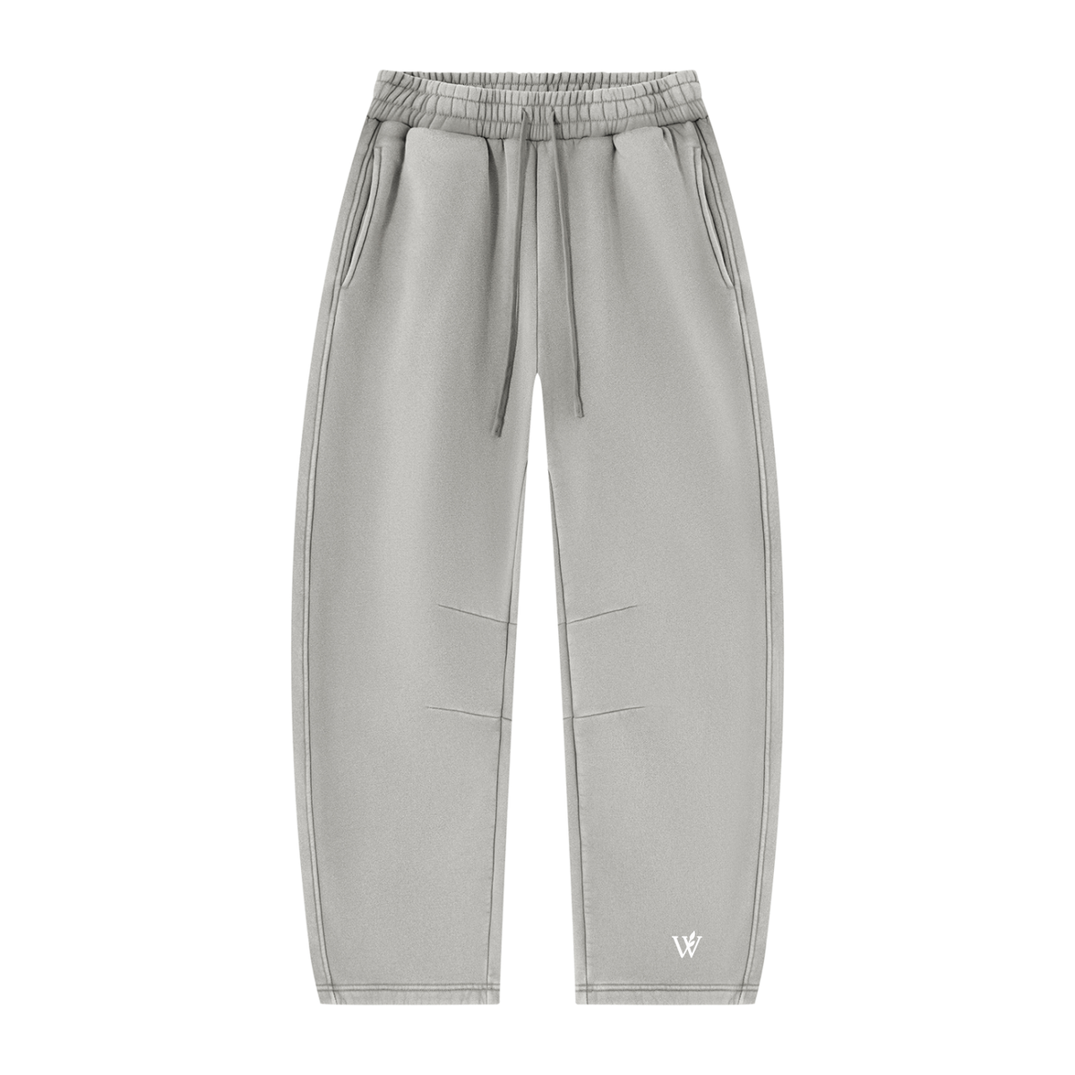 Unisex Vintage Wash Barrel Leg Fleece Sweatpants