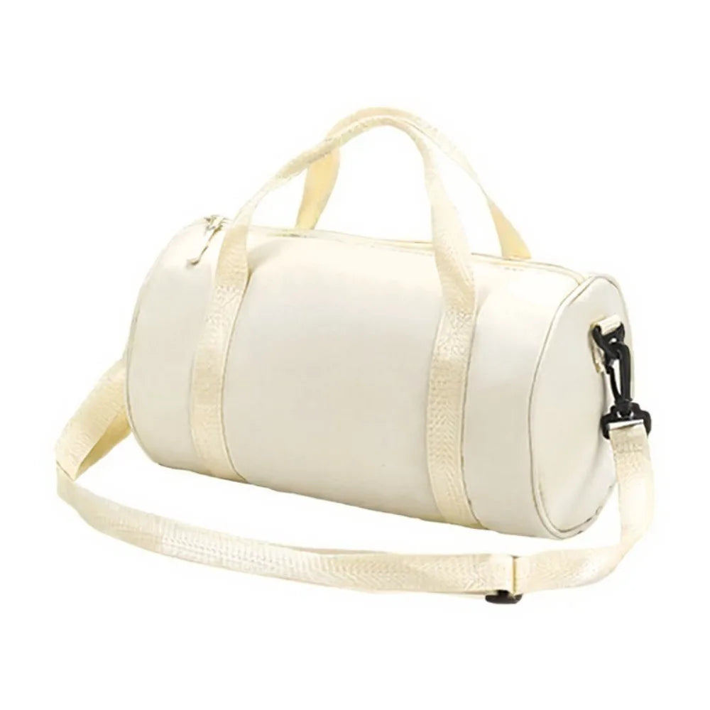 Solid Color Mini Gym Bag for Women Large Capacity Sports Bags Lightweight Waterproof Shoulder Bags P...