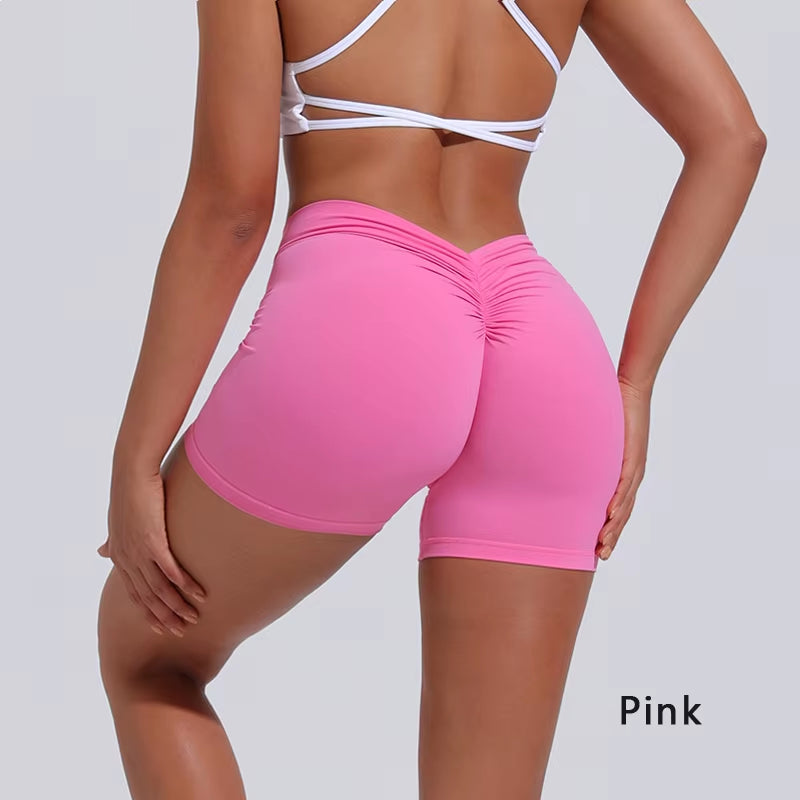 Elevate Your Workout with DIAS FIT JOY High-Waisted V-Back Yoga Shorts for Women - Ultimate Comfort and Style!
