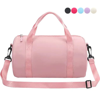 Solid Color Mini Gym Bag for Women Large Capacity Sports Bags Lightweight Waterproof Shoulder Bags P...