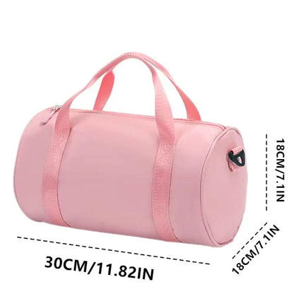 Solid Color Mini Gym Bag for Women Large Capacity Sports Bags Lightweight Waterproof Shoulder Bags P...