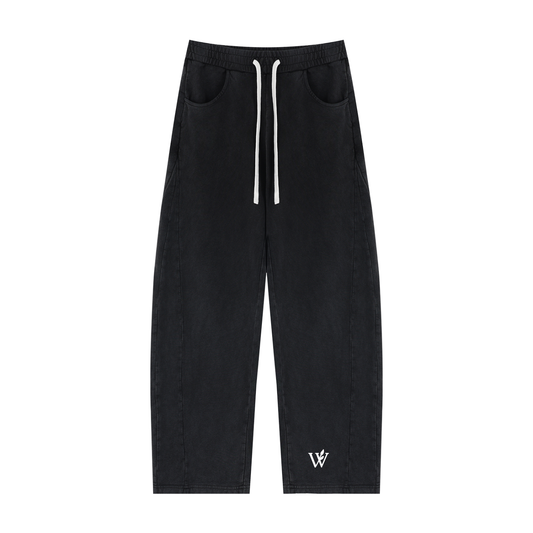 Unisex Mineral Wash Barrel Sweatpants