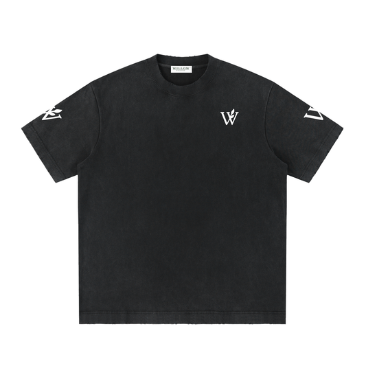 Heavyweight Vintage Washed Frayed T-Shirt