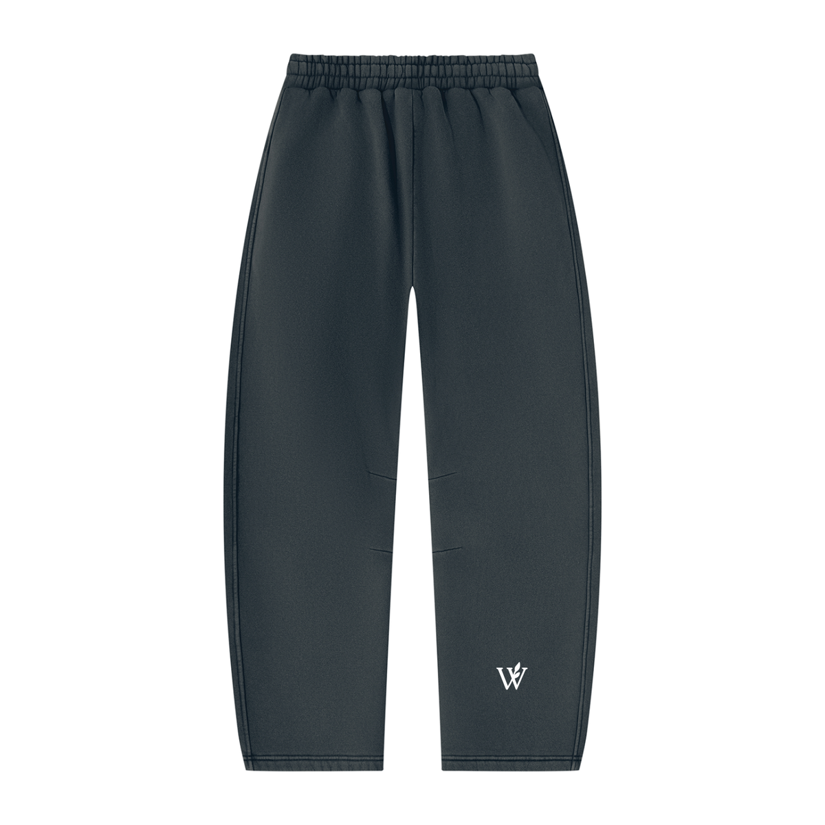 Unisex Vintage Wash Barrel Leg Fleece Sweatpants