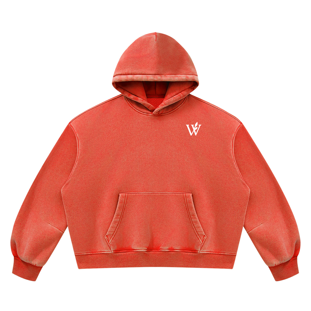 Unisex Vintage Wash Boxy Fleece Hoodie