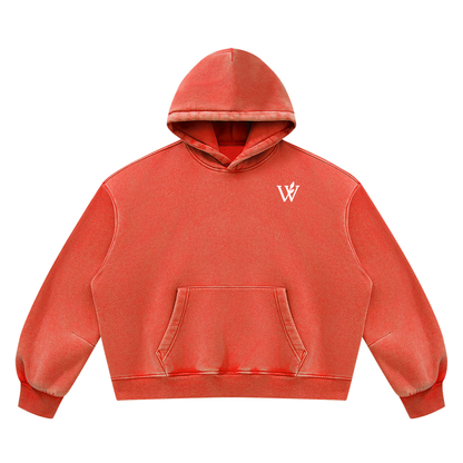 Unisex Vintage Wash Boxy Fleece Hoodie