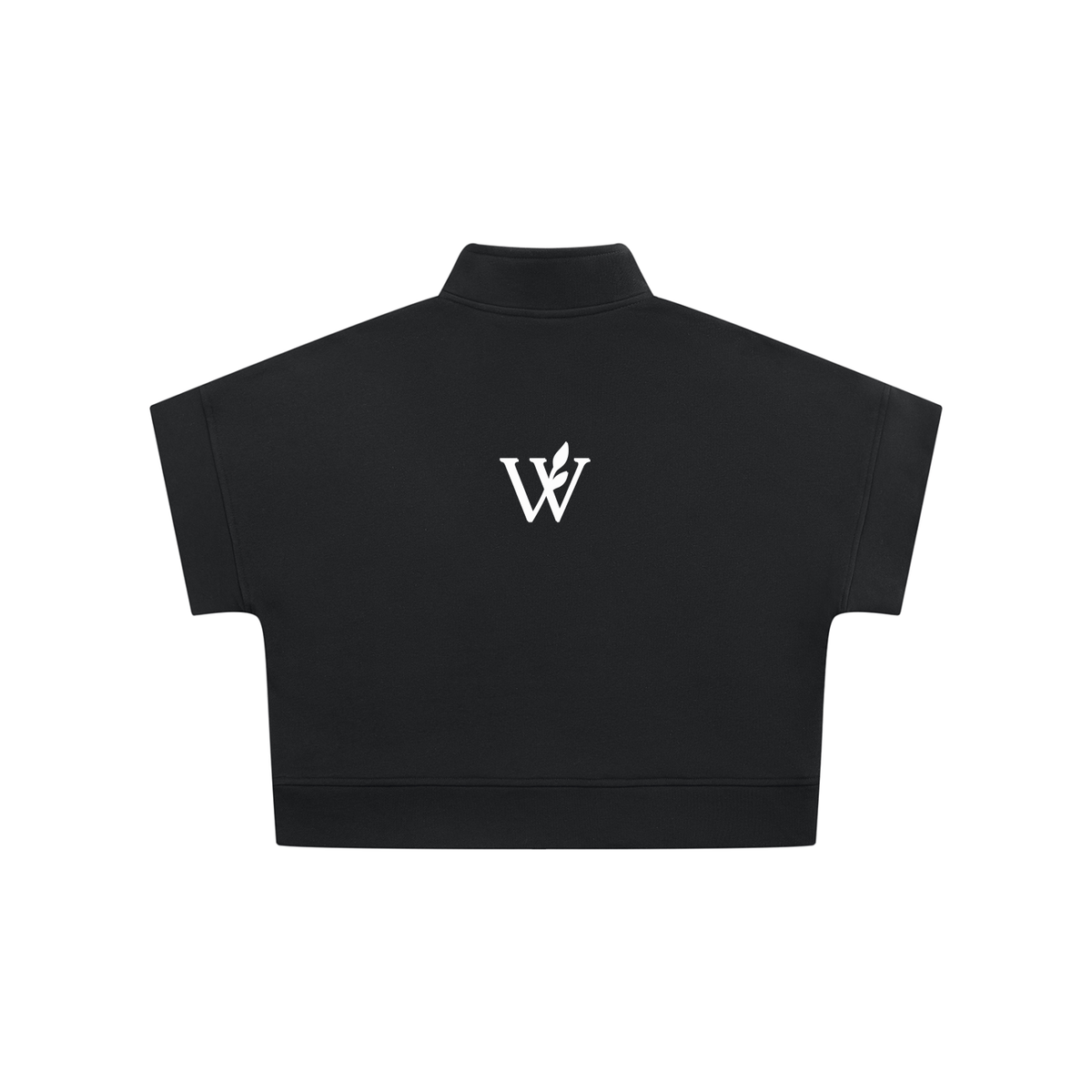 Women's Quarter Zip Crop Sweatshirt
