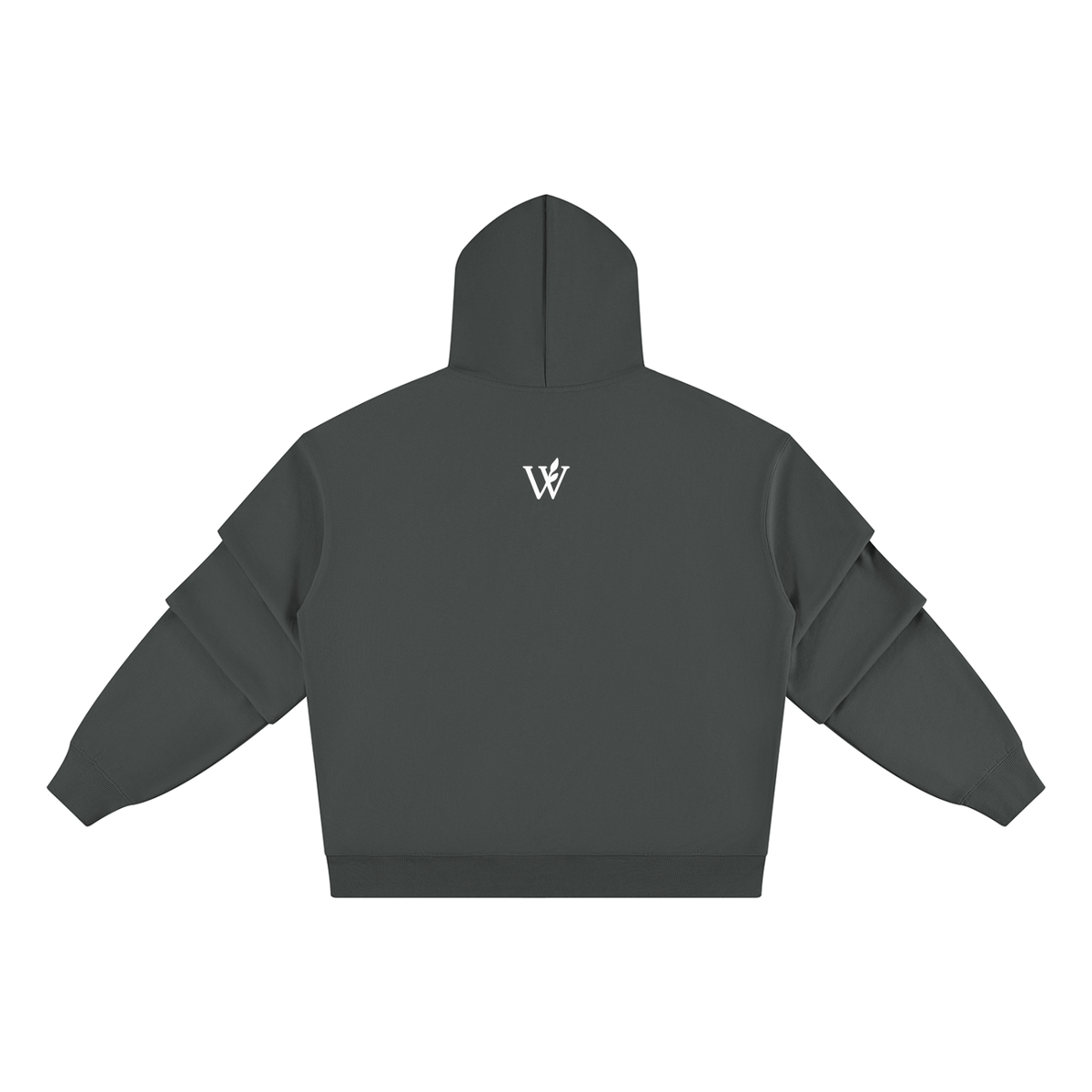 Unisex Heavyweight Ruched Sleeves Hoodie