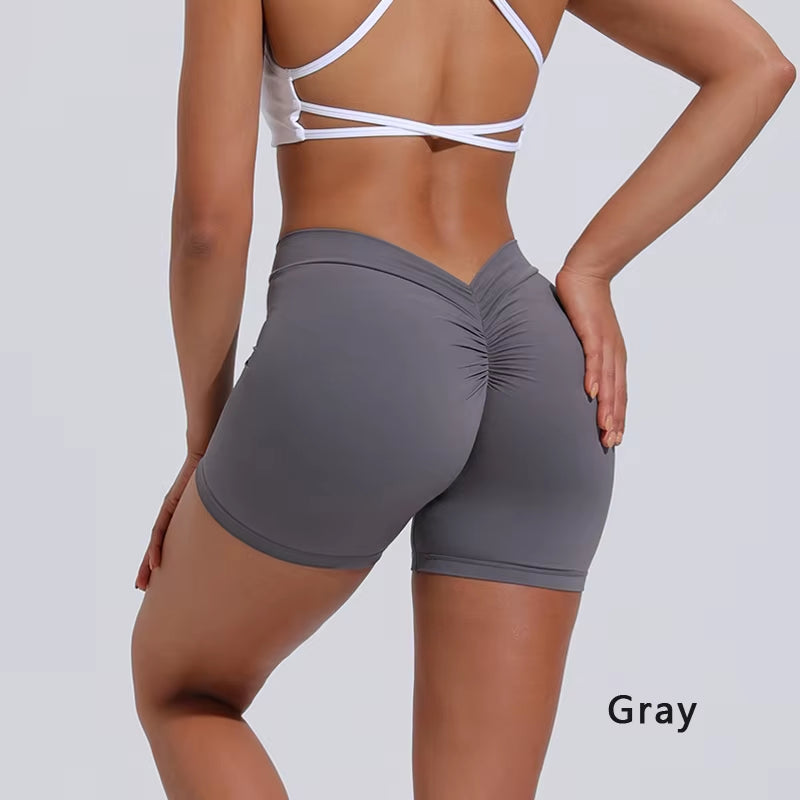 Elevate Your Workout with DIAS FIT JOY High-Waisted V-Back Yoga Shorts for Women - Ultimate Comfort and Style!