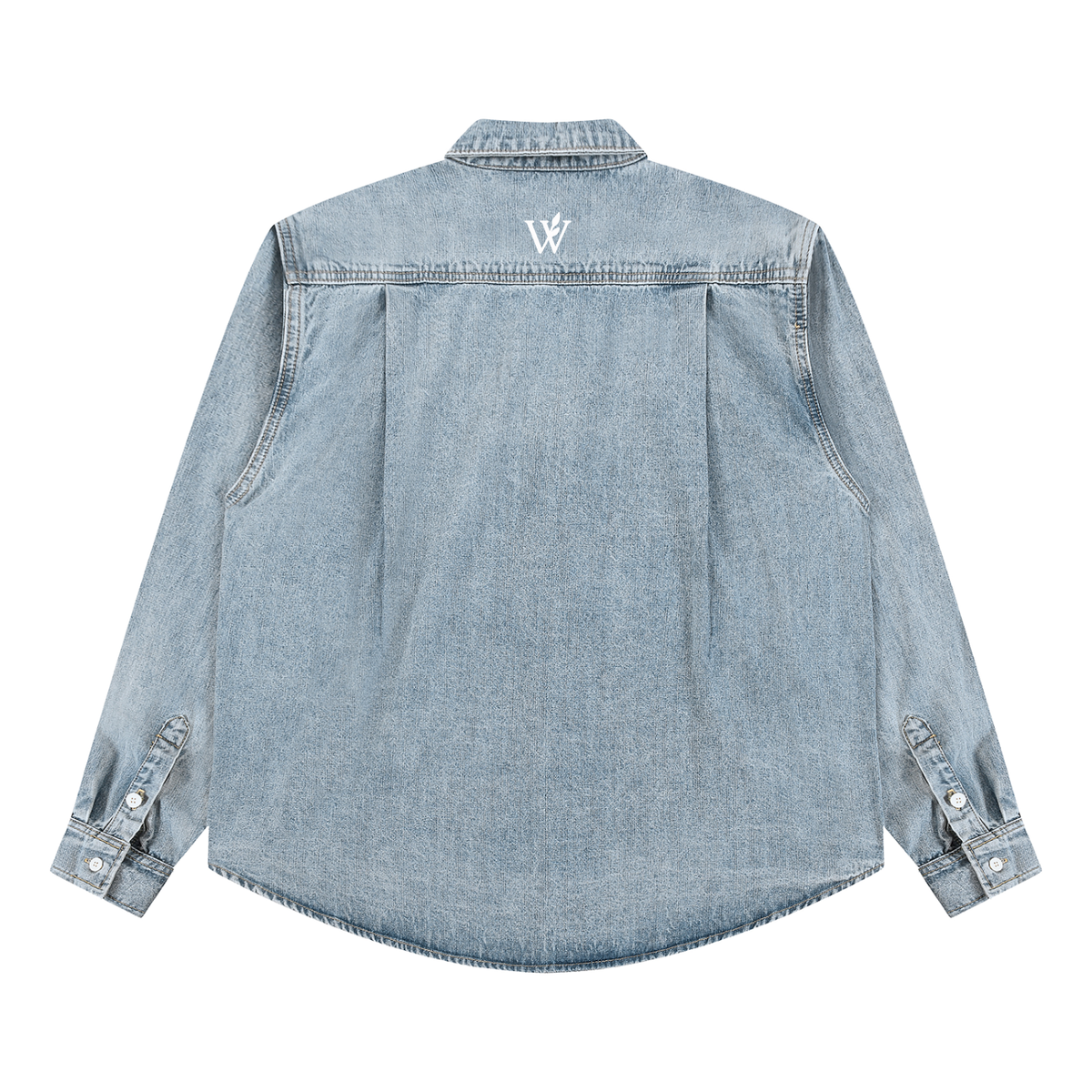 Unisex Vintage Wash Denim Shirt