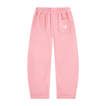 Unisex Vintage Washed Barrel Leg Sweatpants