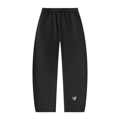 Unisex Vintage Wash Barrel Leg Fleece Sweatpants