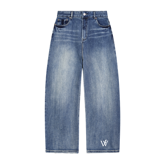 Sun Fade Heavyweight Denim Jeans