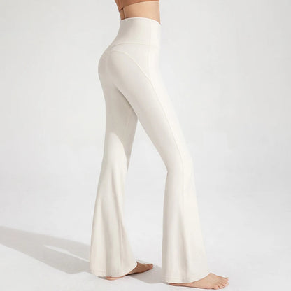 Elevate Your Workout with Our High Waisted Cinching Hip Lifting Bell Bottom Yoga Pants for Women