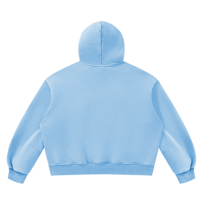 Unisex Vintage Wash Barrel Leg Fleece Sweatpants