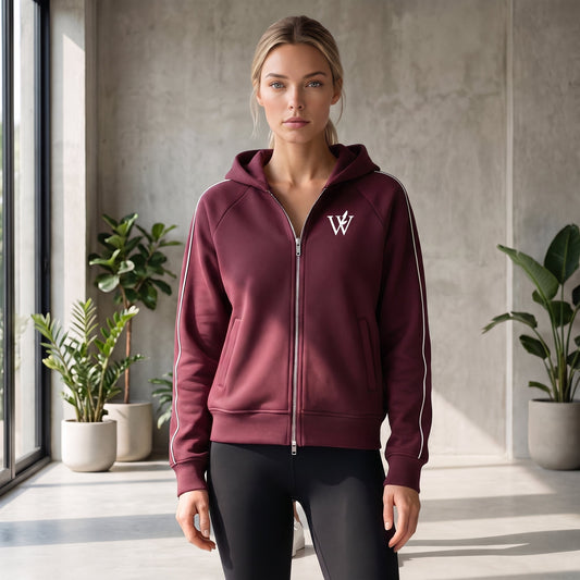 Heavyweight Raglan Sleeve Zip Hoodie