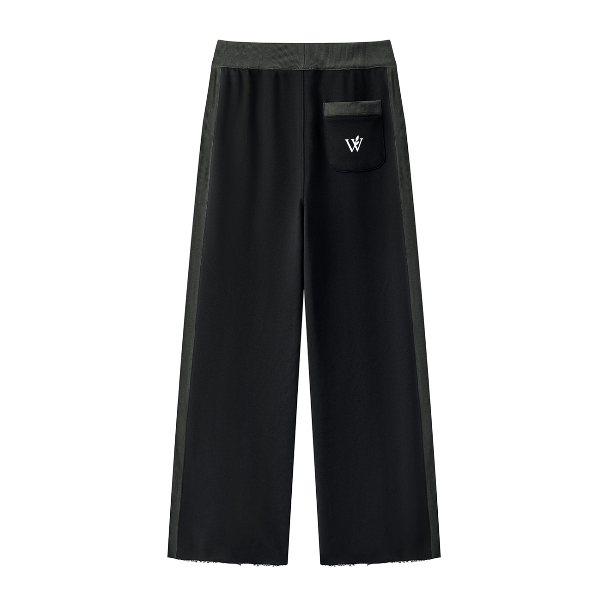 Women's Color Block Raw Hem Sweatpants