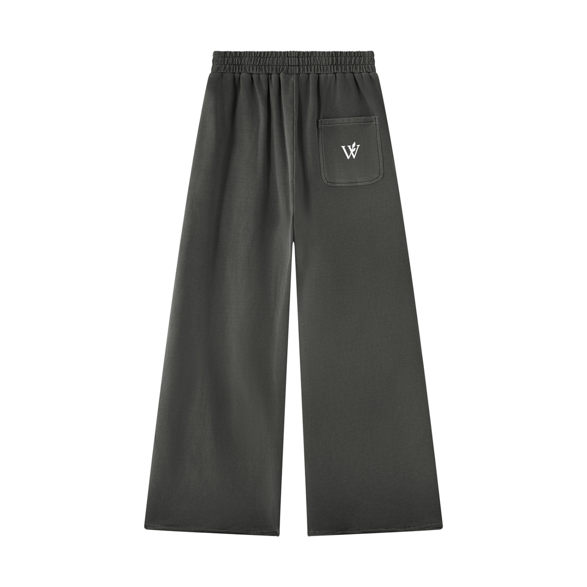 Unisex Vintage Wash Raw Edge Sweatpants