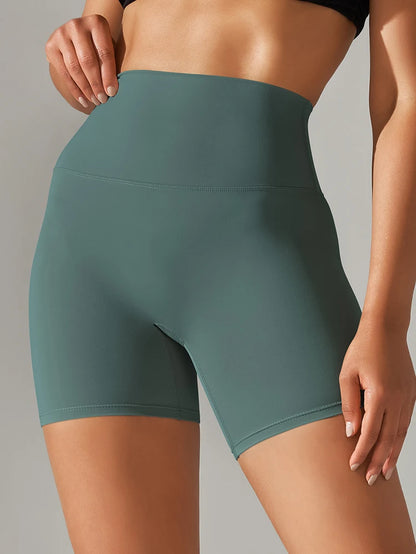 Elevate Your Workout with Our Women's High Waist Fitness Shorts - Squat Proof, Quick Dry, and Perfect for Every Season