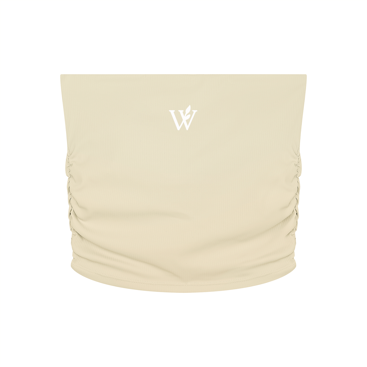 Women’s Ruched Cropped Yoga Tube Top